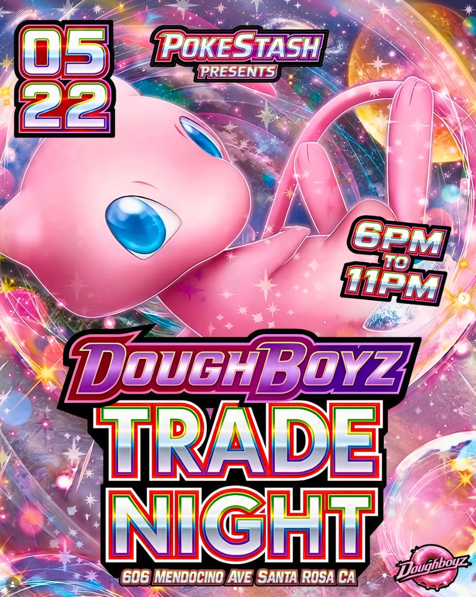 PokéStash x Doughboyz Trade Night flier (1 of 2)