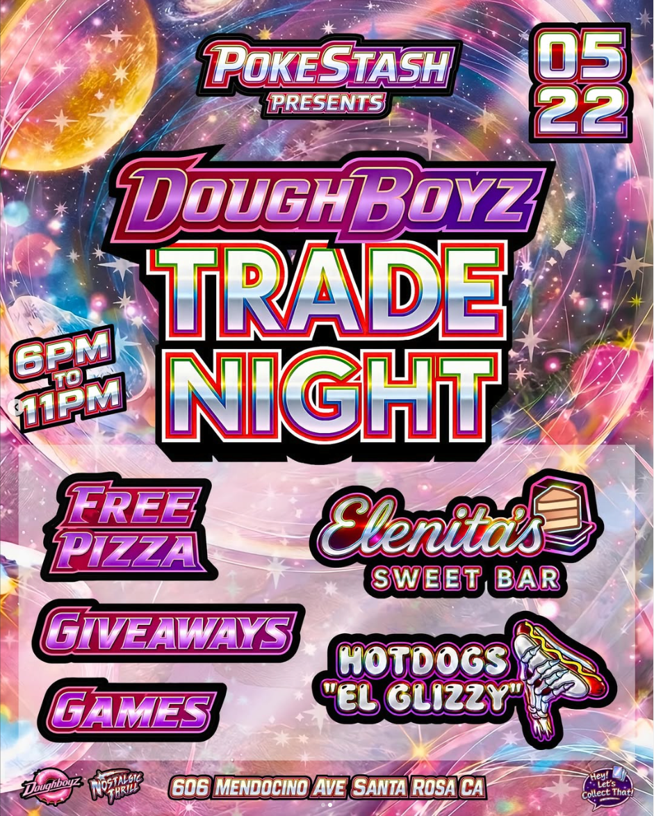 PokéStash x Doughboyz Trade Night flier (2 of 2)
